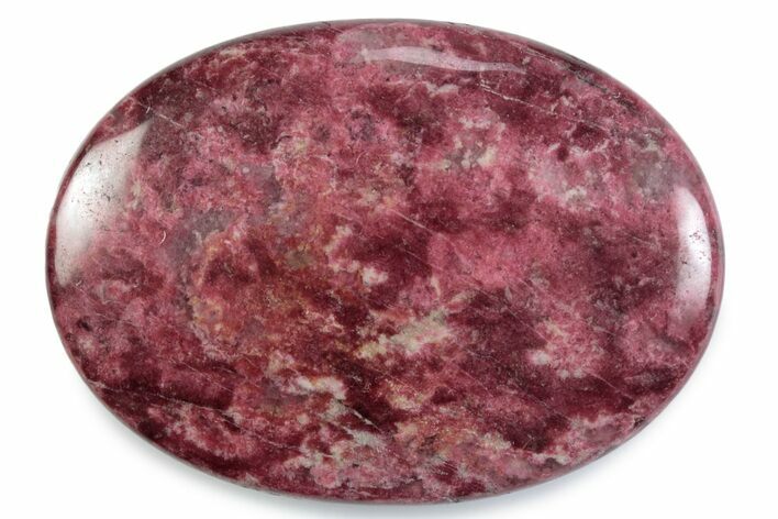Vibrant Polished Thulite Stone - Trondheim, Norway #380836